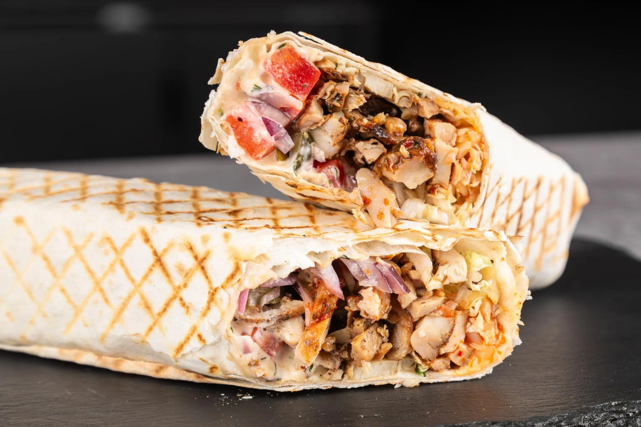 Chicken Shawarma - Best shawarma in Edmonton at Casablanca Pizza & Donair
